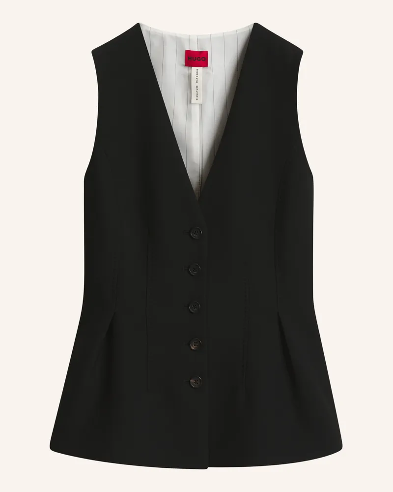 HUGO BOSS Blazer Anena Sharp Fit schwarz Schwarz
