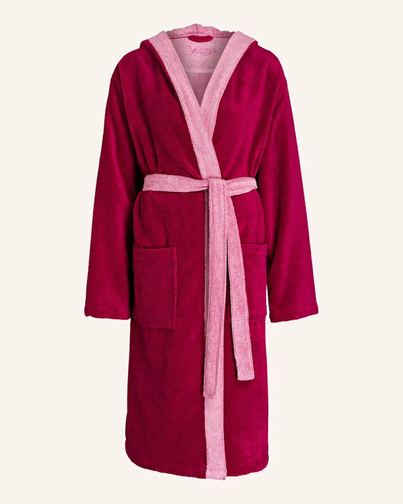 Vossen Unisex-Flanell-Bademantel POPPY Pink