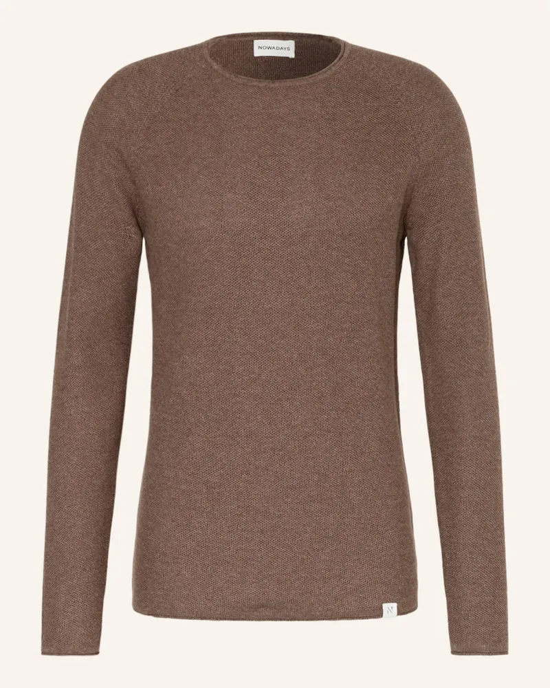 Nowadays Pullover braun Braun