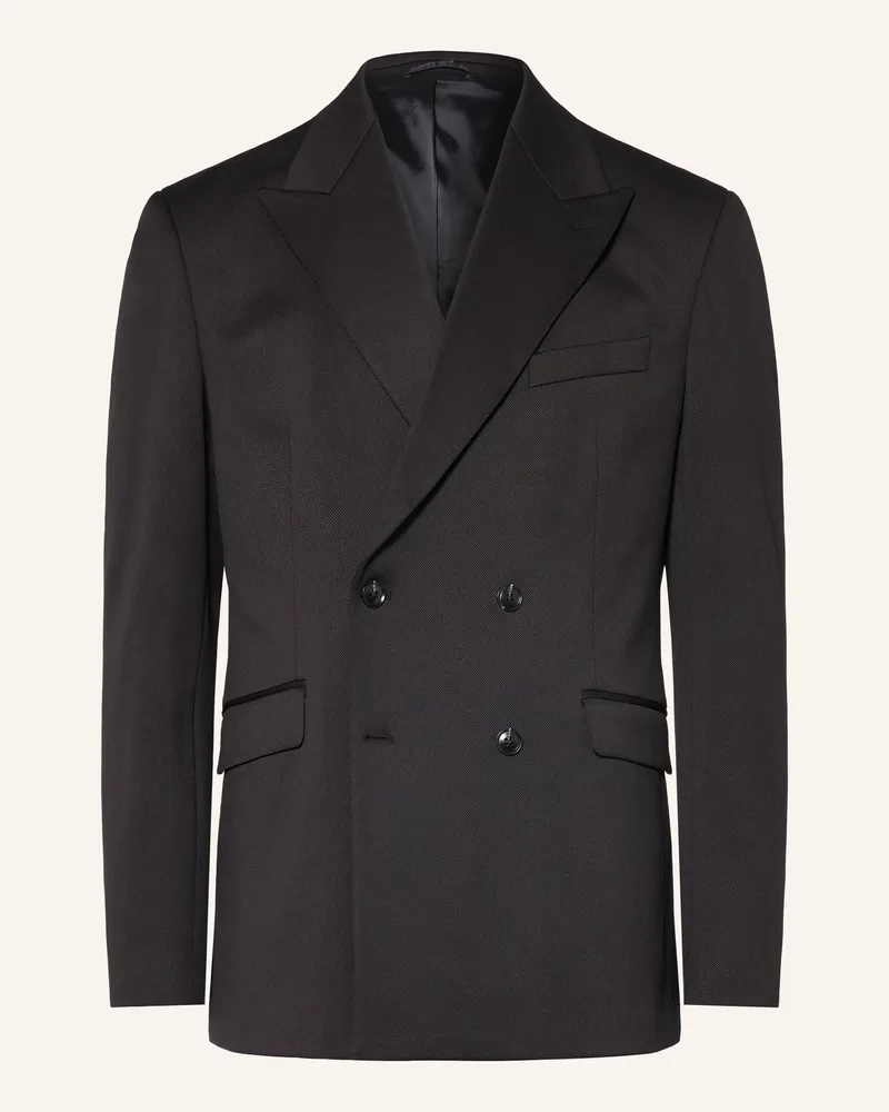 paul Anzugsakko Relaxed Fit schwarz 900