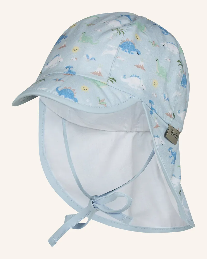 Sterntaler Schirmmütze Mit Nackenschutz Dinowelt blau Blau