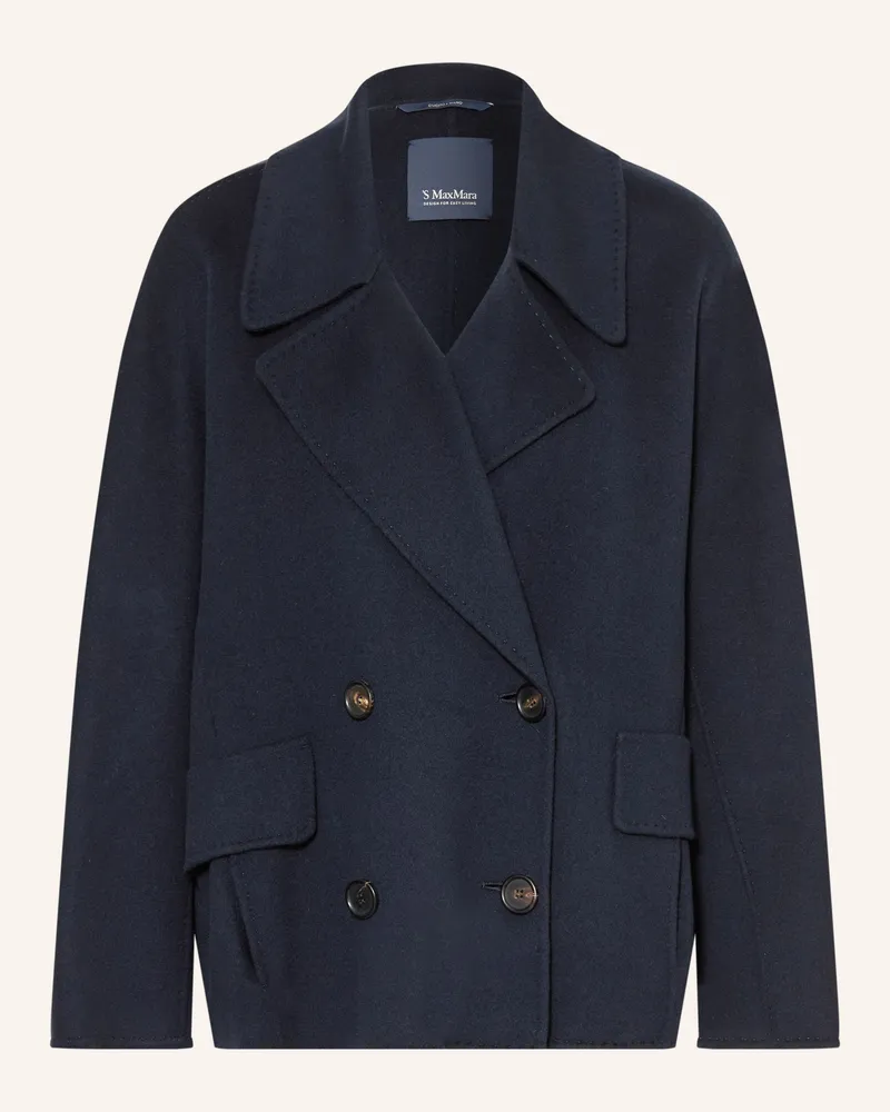 Max Mara Cabanjacke Adele blau Dunkelblau