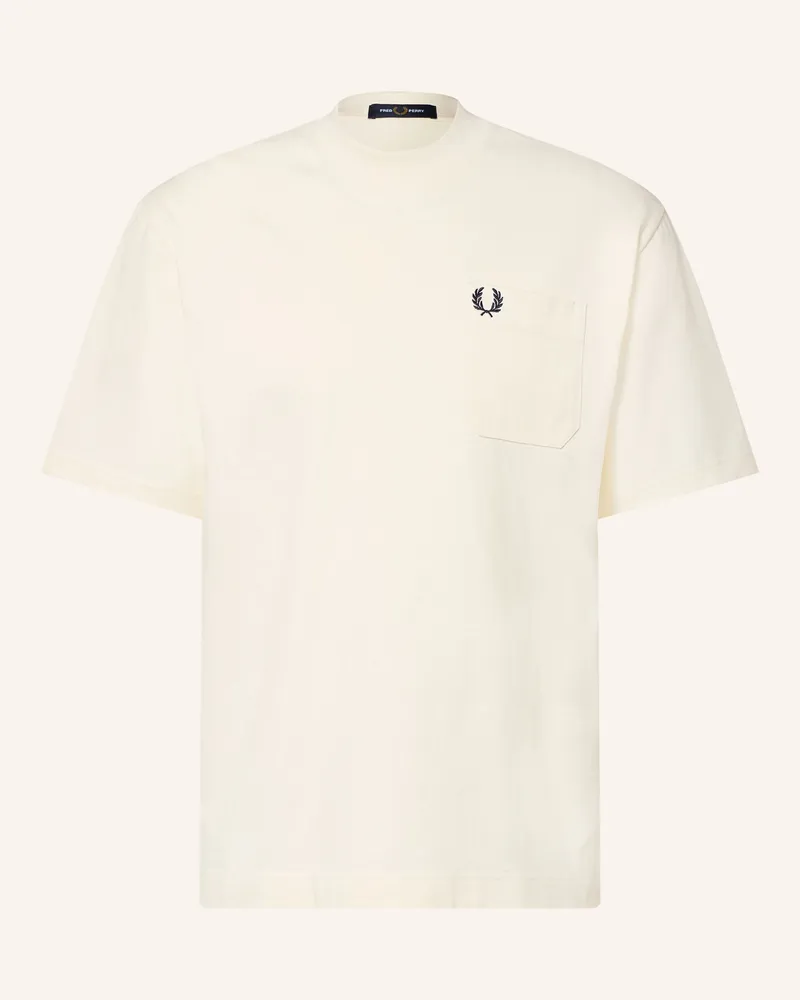 Fred Perry T-Shirt weiss Creme