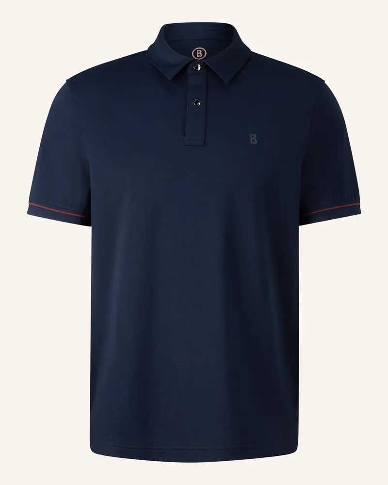 Bogner Piqué-Poloshirt TIMO Regular Fit Dunkelblau