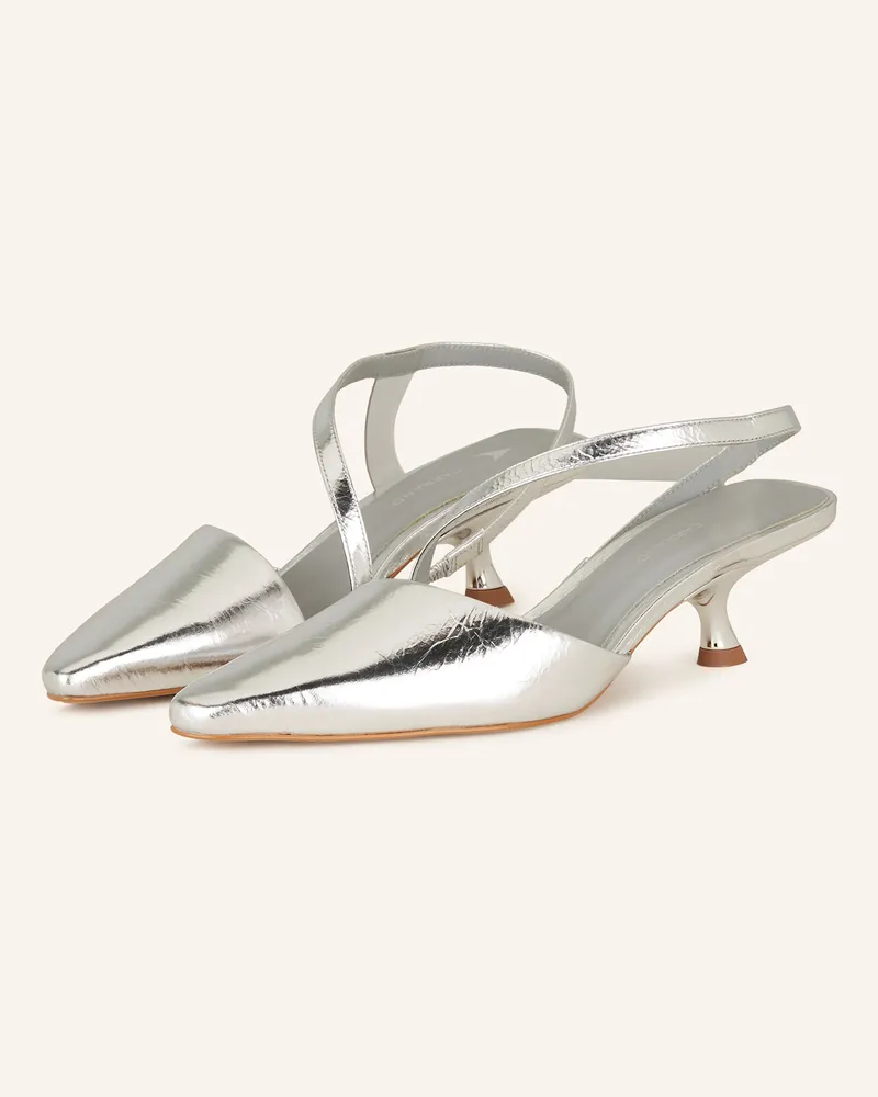 CARRANO Slingpumps Silber