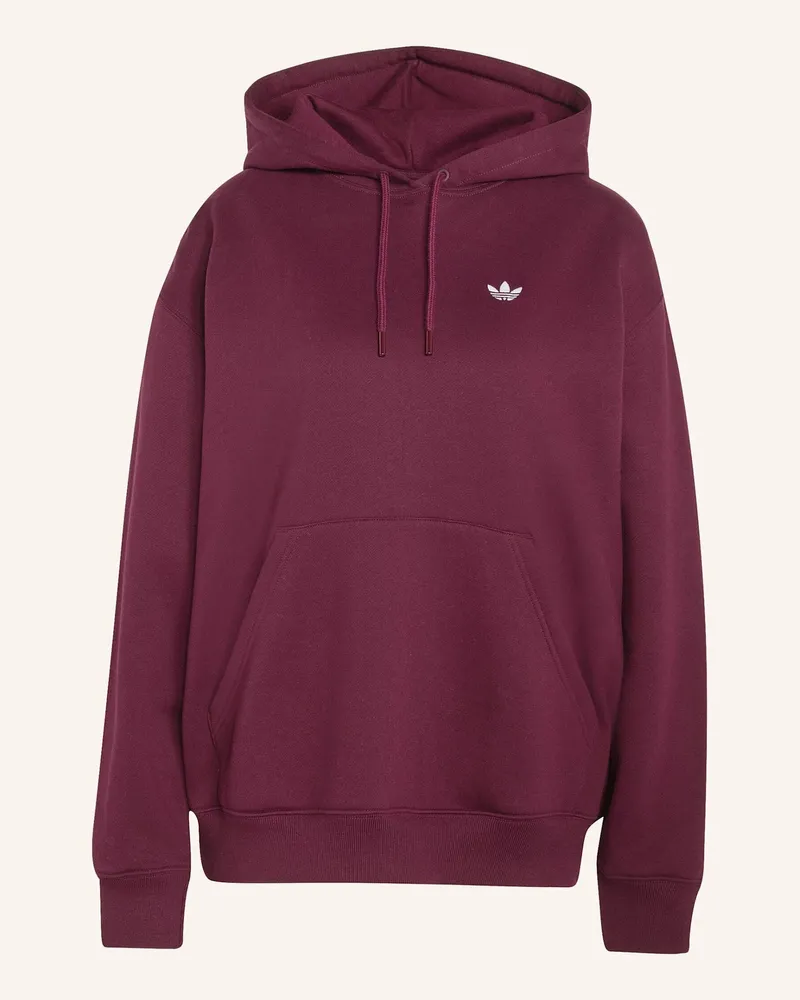 adidas Essentials Oversize Fleece Hoodie rot Rot
