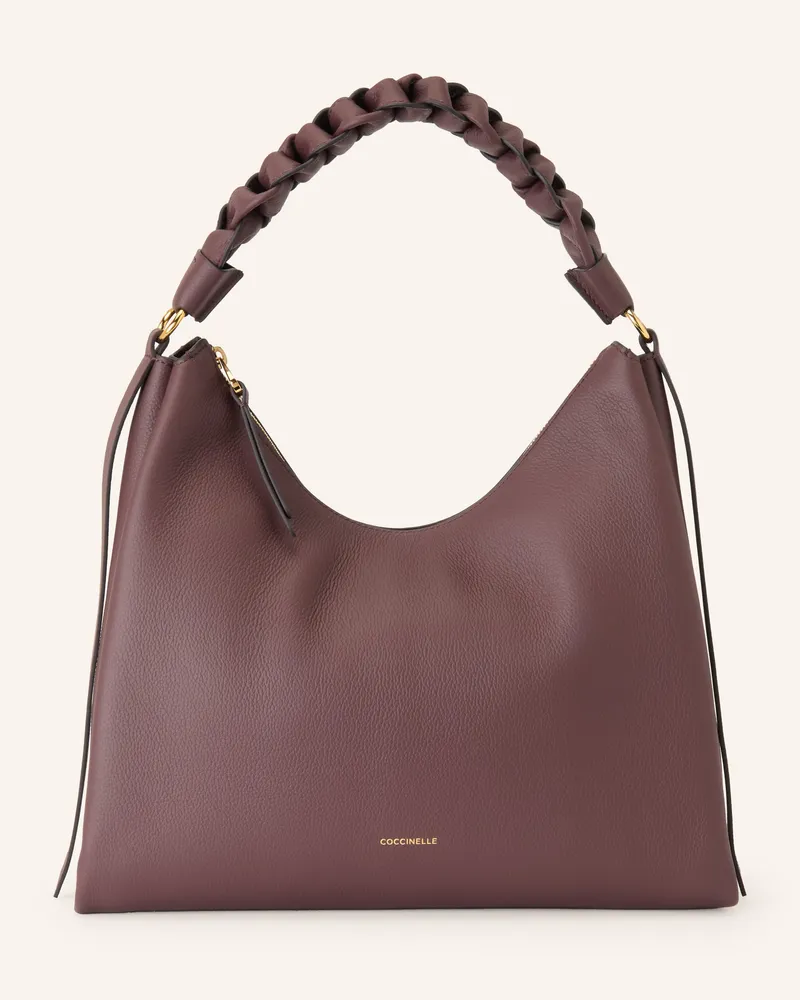 Coccinelle Beuteltasche rot Braun