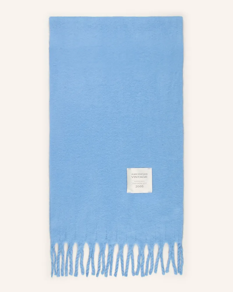 American Vintage Schal Zinaco blau Hellblau