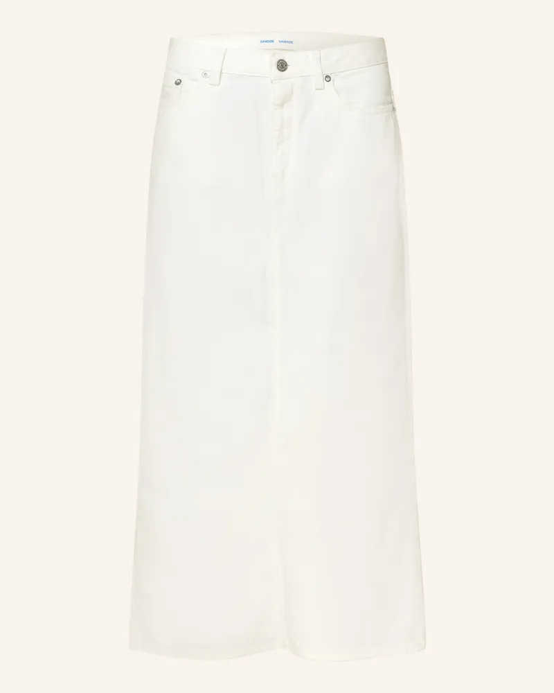 Samsøe & Samsøe Jeansrock Saelsie weiss Creme