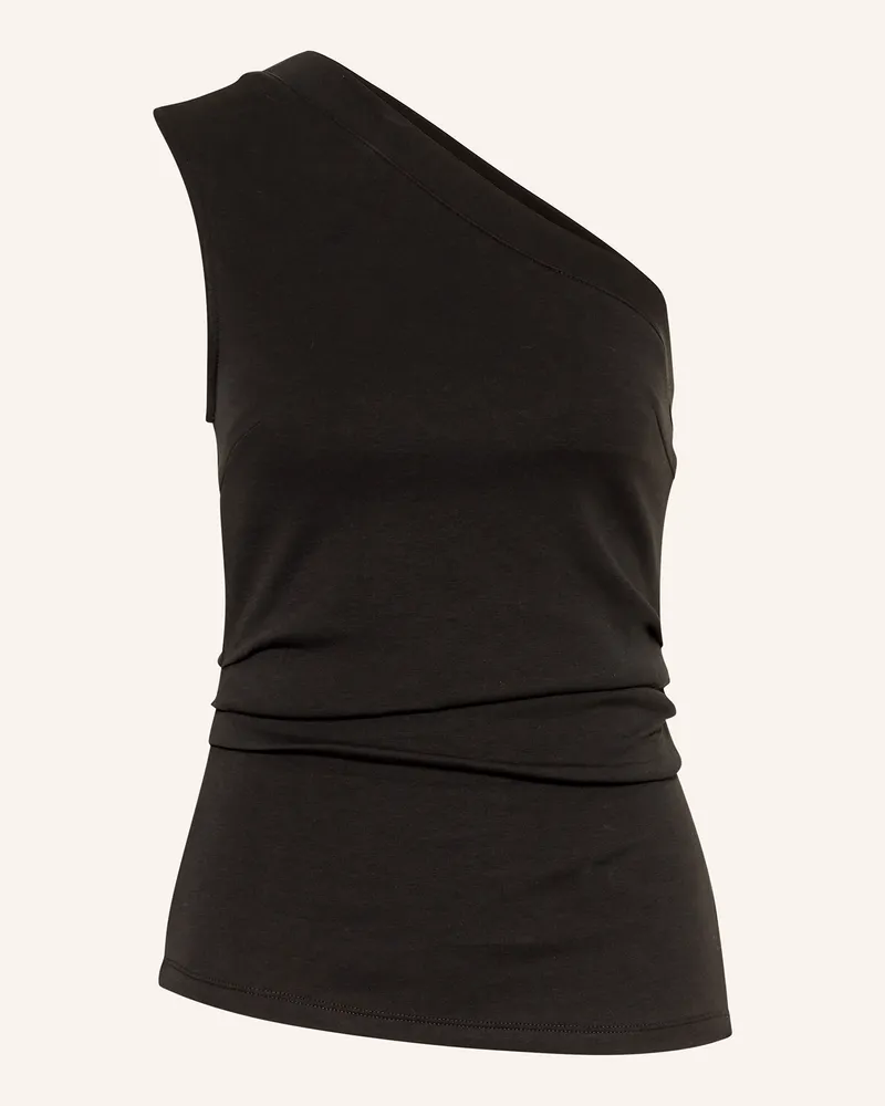 Y.A.S One-Shoulder-Top Schwarz