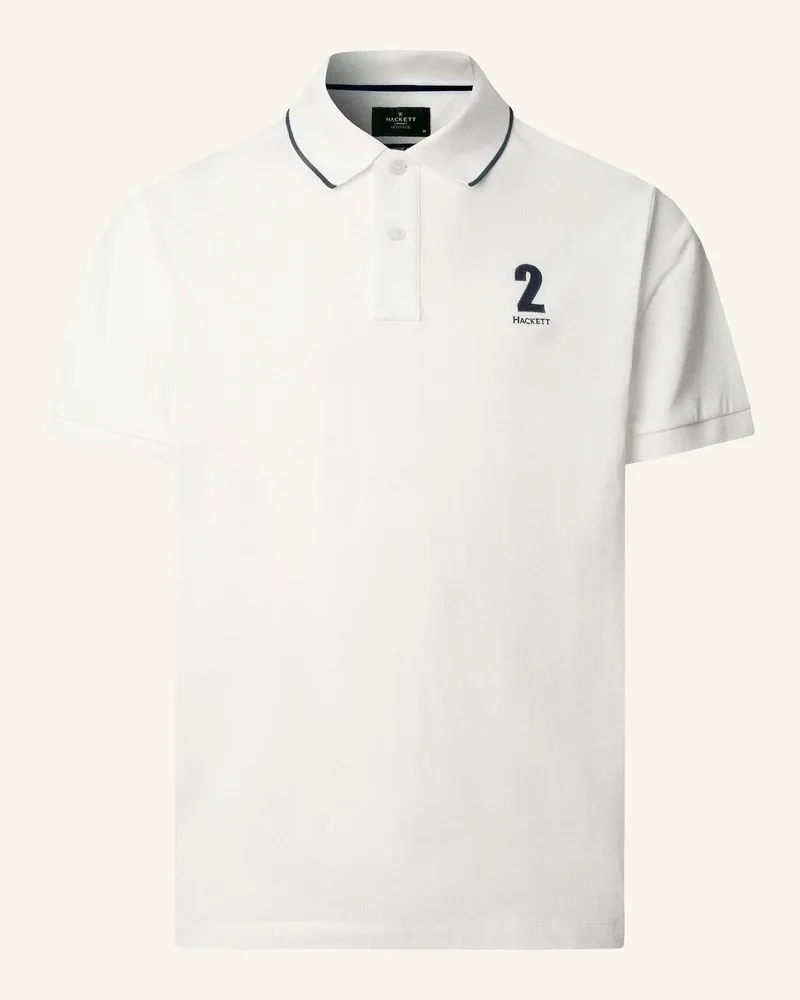 Hackett Poloshirt Heritage Nbr Polo weiss Creme