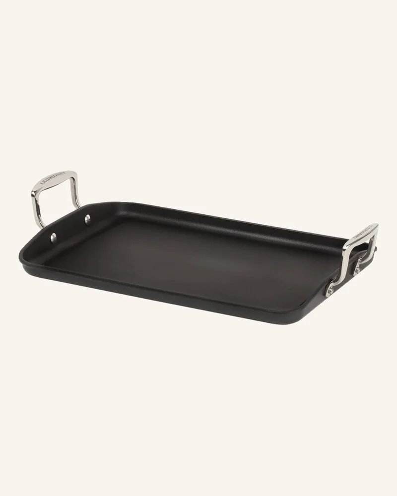 Le Creuset Grillplatte Schwarz