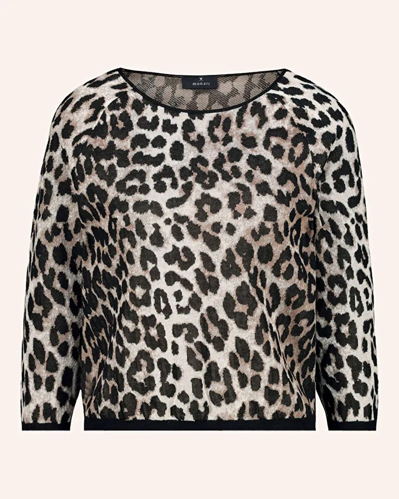 monari Pullover mit 3/4-Arm Schwarz