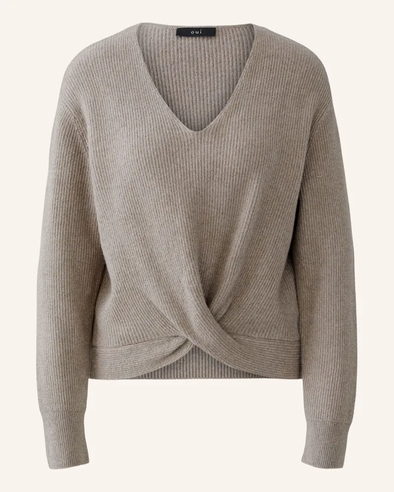 Oui  Pullover Braun