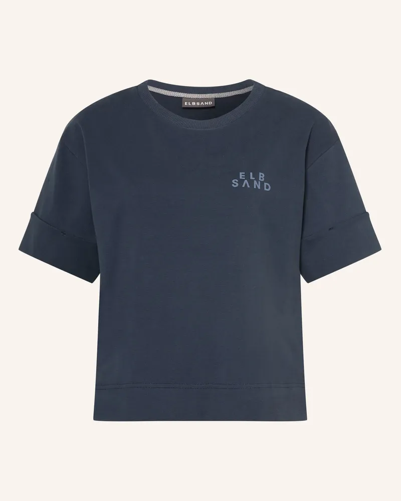 ELBSAND T-Shirt Juno blau Dunkelblau