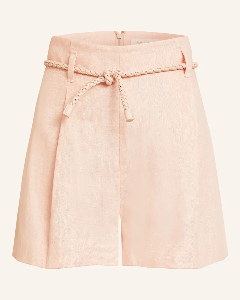 Zimmermann Leinenshorts ILLUMINATE Hellrosa