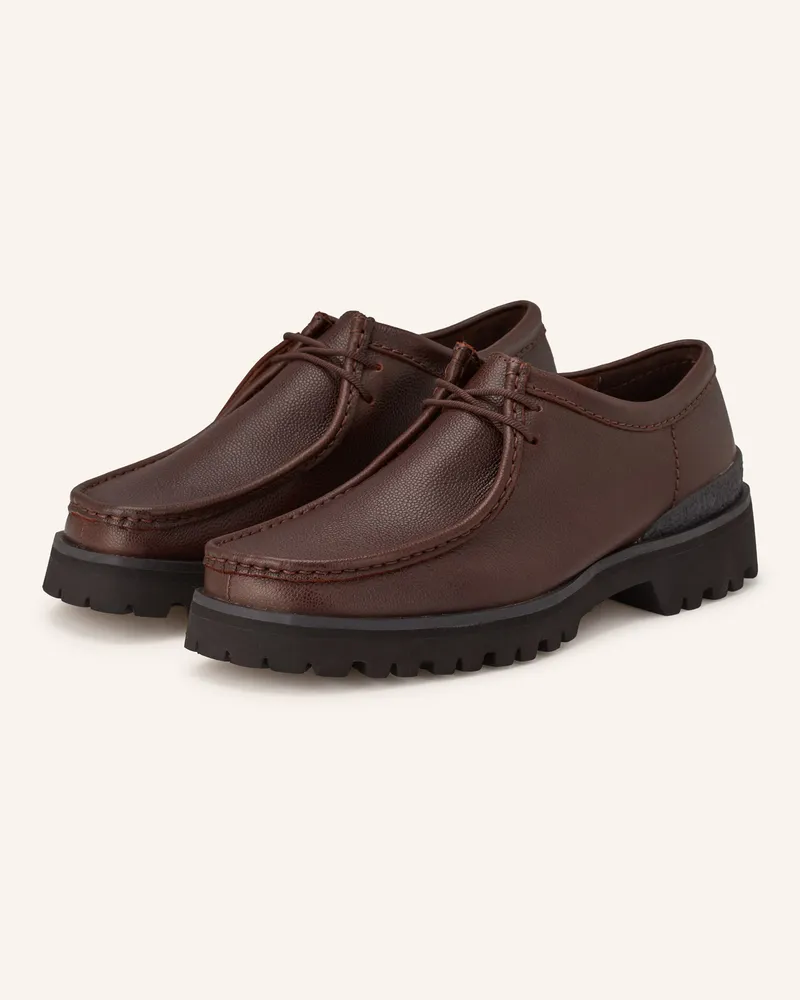 Clarks Schnürer WALLA YUKONER Dunkelbraun