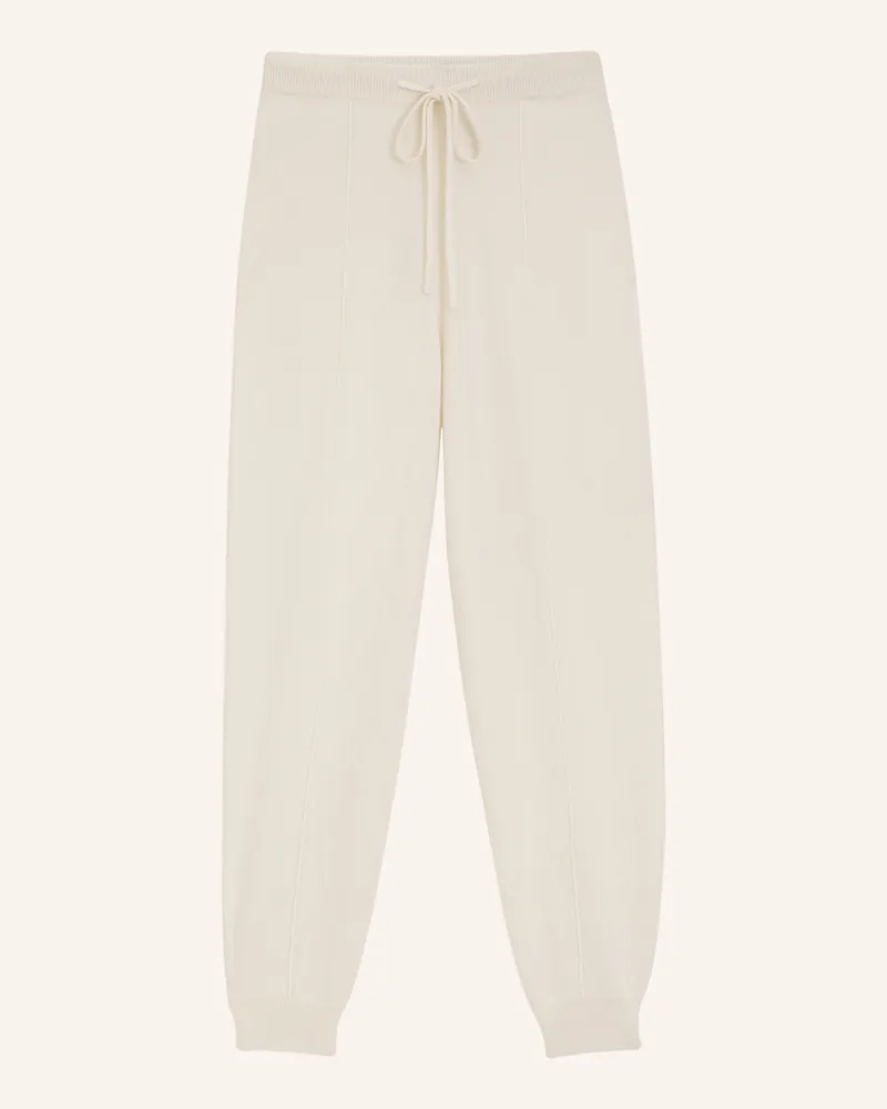 HUGO BOSS Casual Hose FALINDANA Tapered Fit Weiss