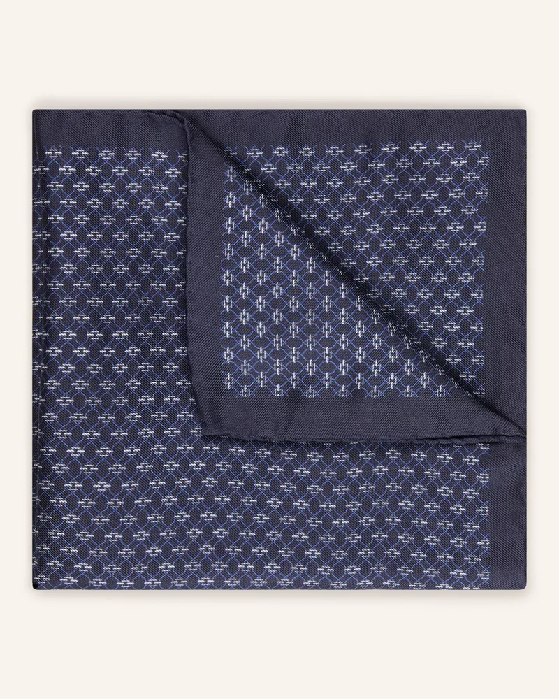 HUGO BOSS Einstecktuch blau Dunkelblau