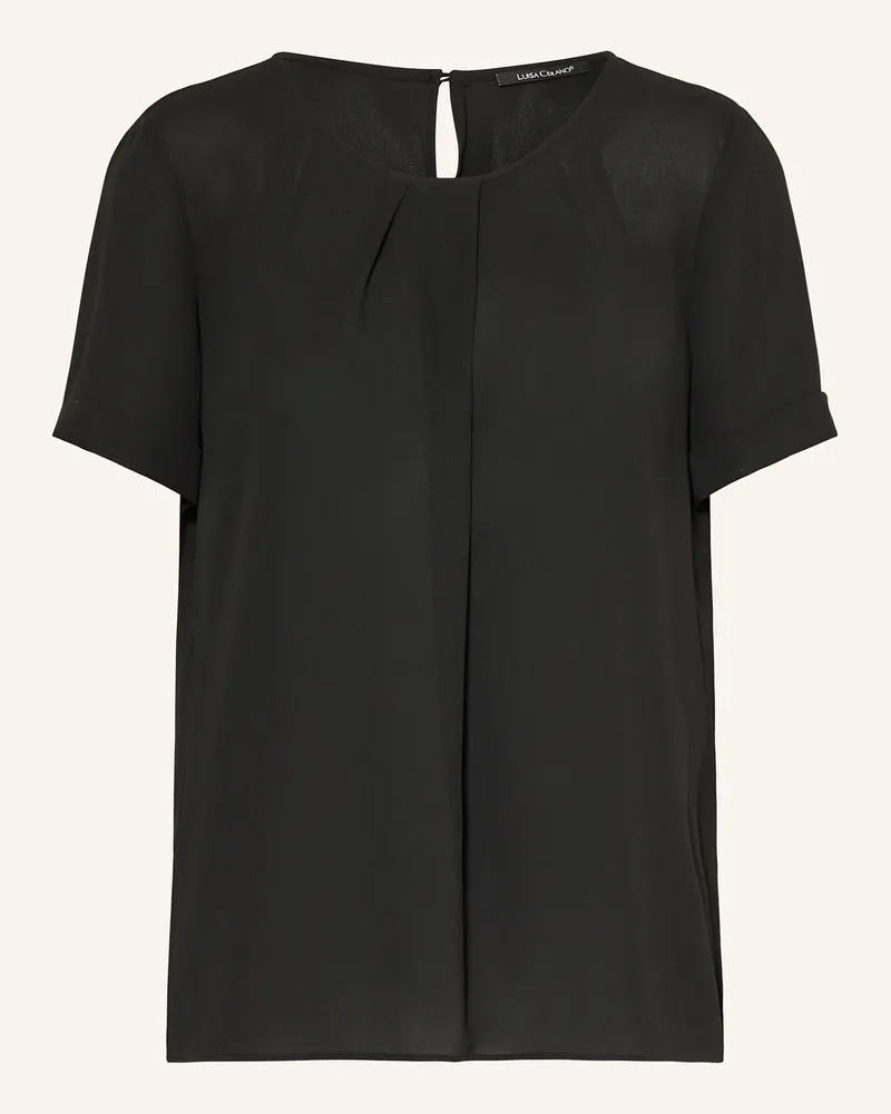 Luisa Cerano Blusenshirt schwarz Schwarz