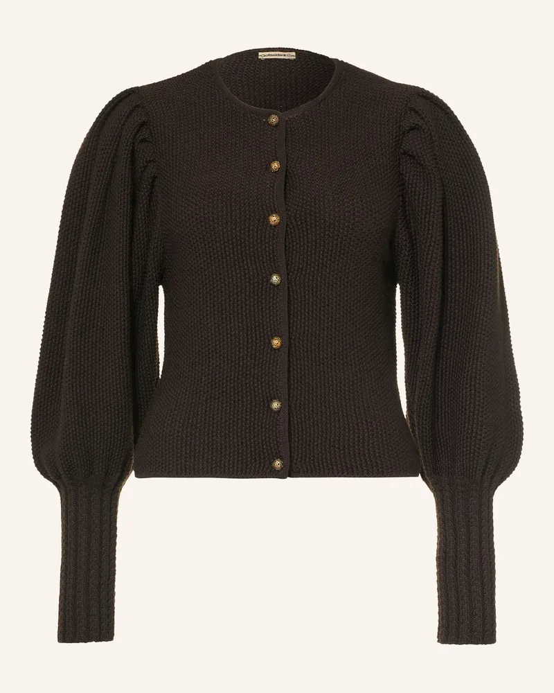 Gottseidank Strickjacke Gisela braun Dunkelbraun