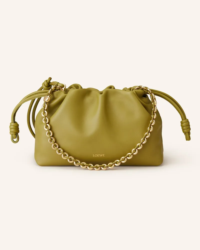 Loewe Clutch FLAMENCO Hellgrün