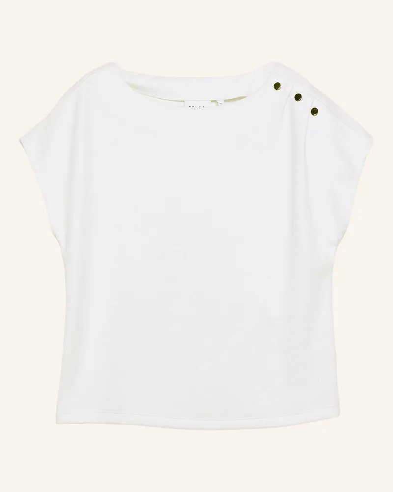 COMMA T-Shirt weiss Weiss