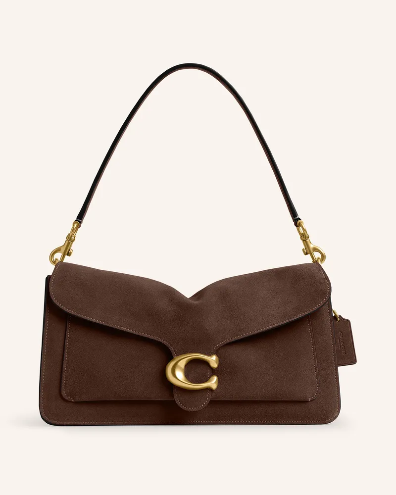 Coach Schultertasche Tabby braun Dunkelbraun