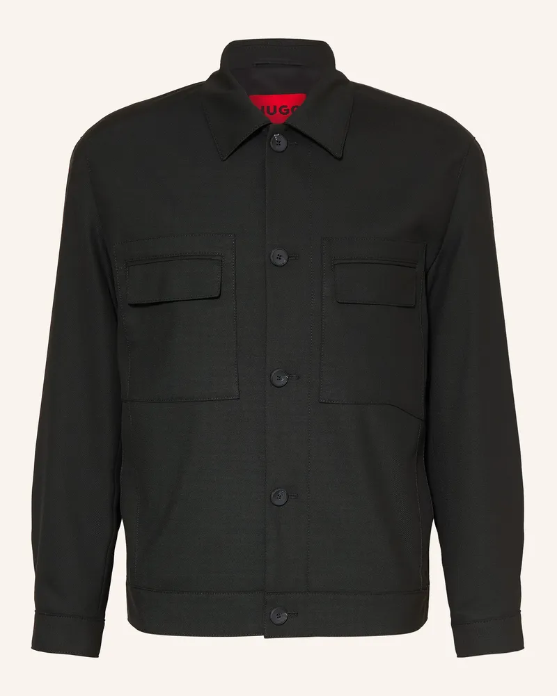 HUGO BOSS Overjacket Juliano schwarz Schwarz
