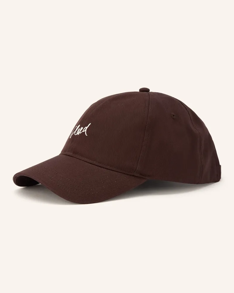 Closed Cap braun Dunkelbraun