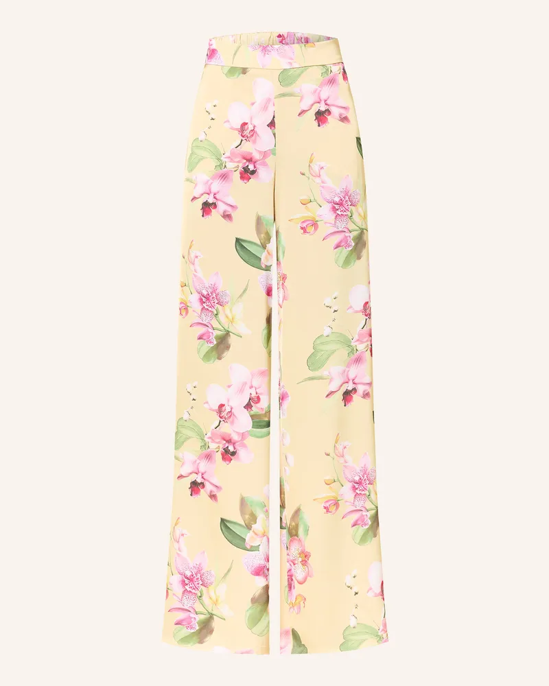 Vera Mont Marlenehose Aus Satin gelb Gelb