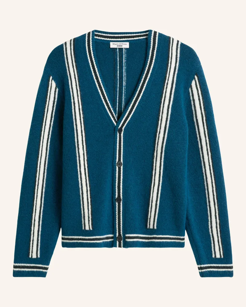 Marc O'Polo Strickjacke blau Dunkelblau