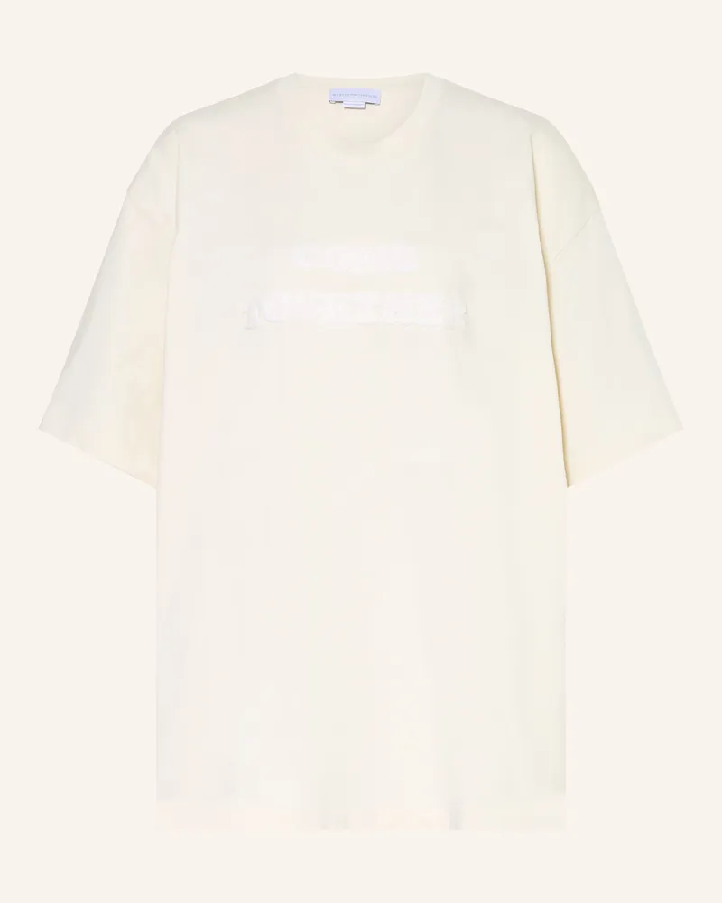 Stella McCartney Oversized-Shirt weiss Creme