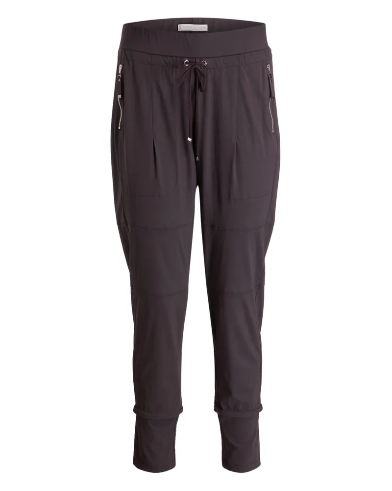 RAFFAELLO ROSSI  Hose Candy Im Jogging-Stil braun Dunkelbraun