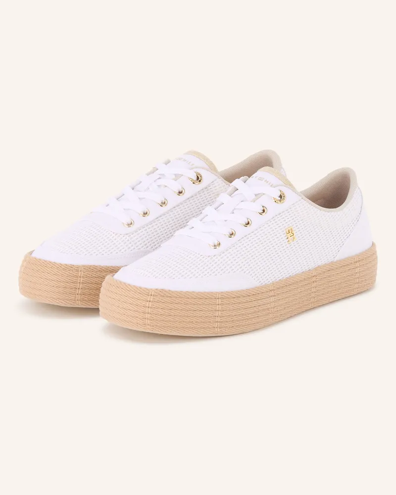 Tommy Hilfiger Plateau-Sneaker Weiss