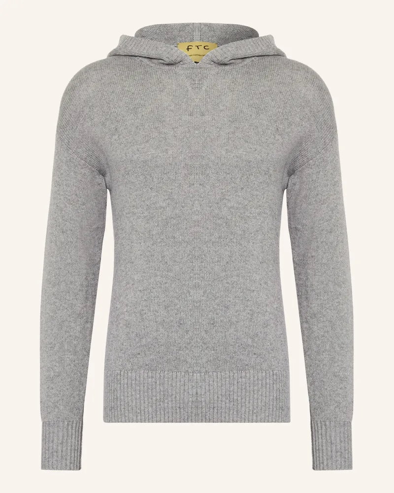 FTC Cashmere Strick-Hoodie Mit Cashmere grau Grau