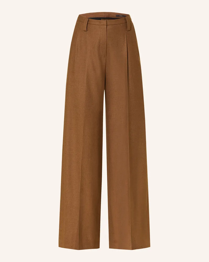 windsor. Marlenehose Mit Seide braun Braun
