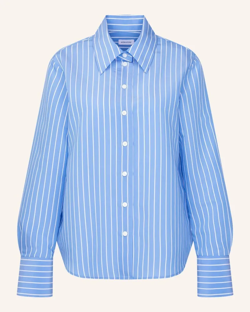 Seidensticker Hemdbluse Blau