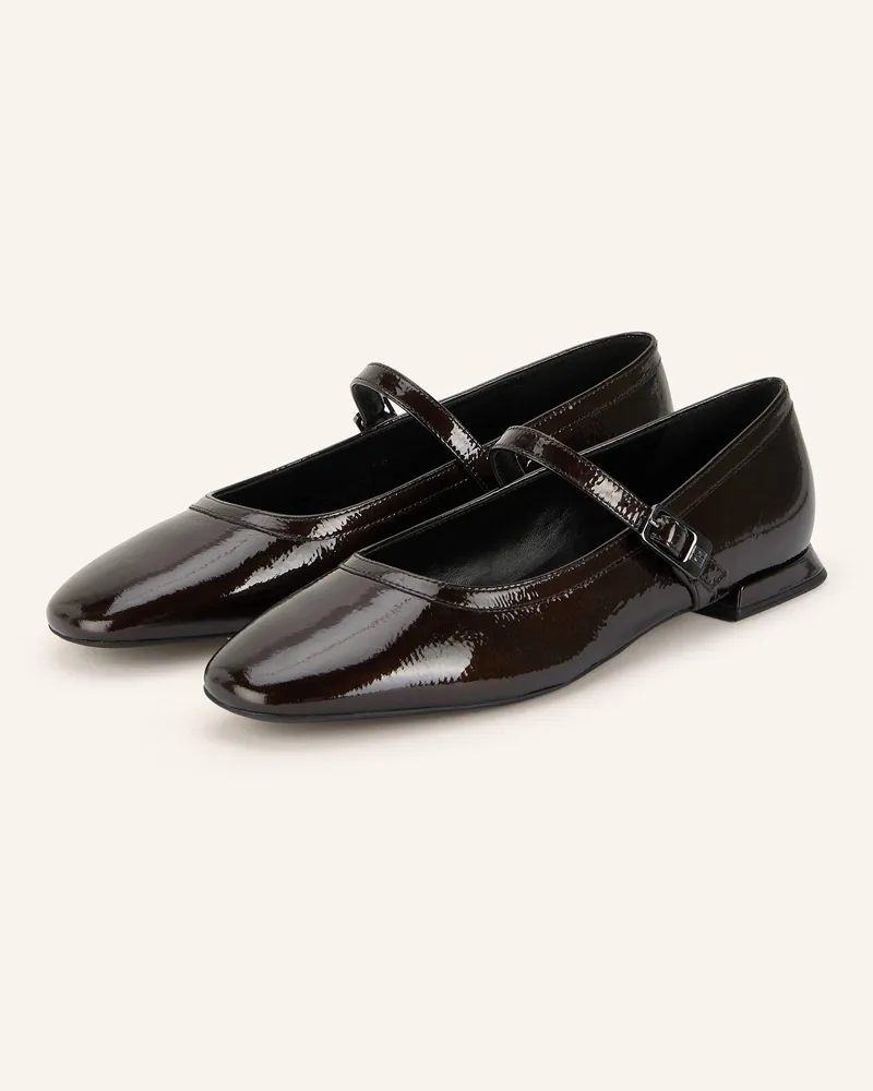 Högl Mary-Jane-Ballerinas Dunkelbraun