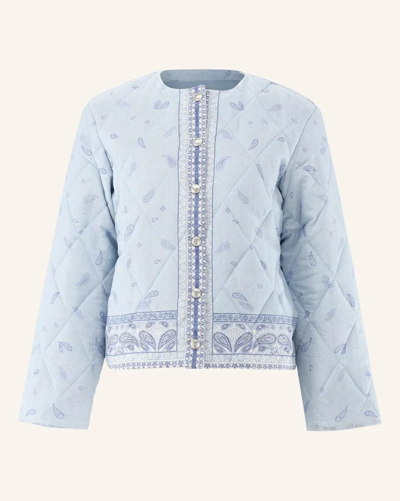 van Laack Mantel Modern Fit Blau