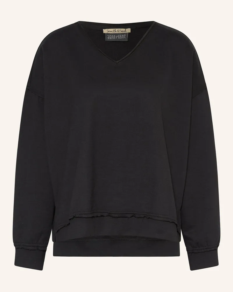 Smith & Soul Oversized-Sweatshirt Schwarz