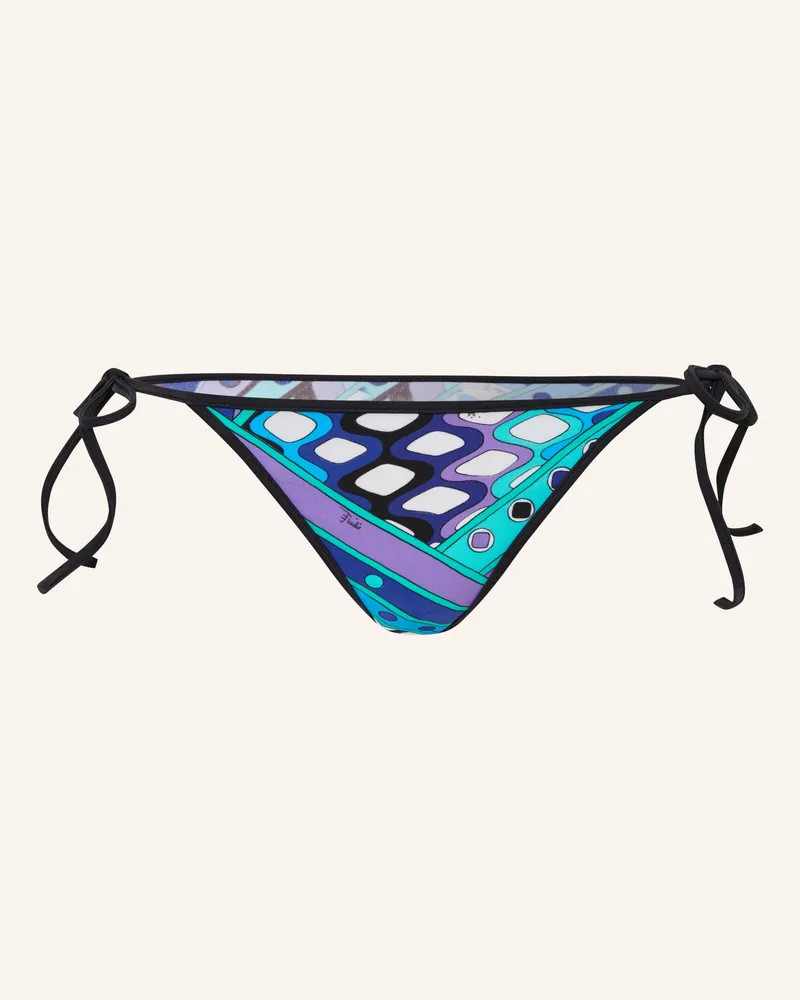Emilio Pucci Triangel-Bikini-Hose blau Blau
