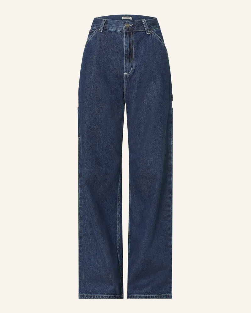 Carhartt WIP Wide Leg Jeans Jens blau 0106
