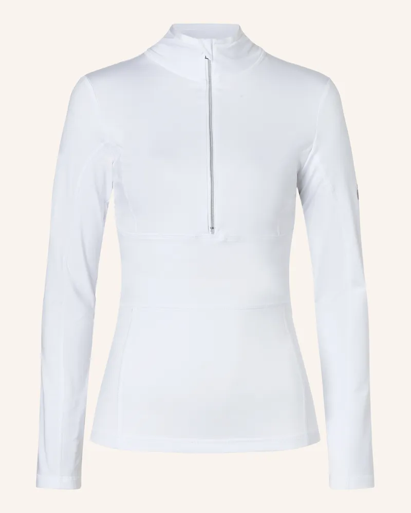 Jet Set Langarm Zip Hemd GINGER Weiss