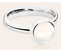 Ring RING BOUTON SMALL MOONSTONE SAND/WHITE aus