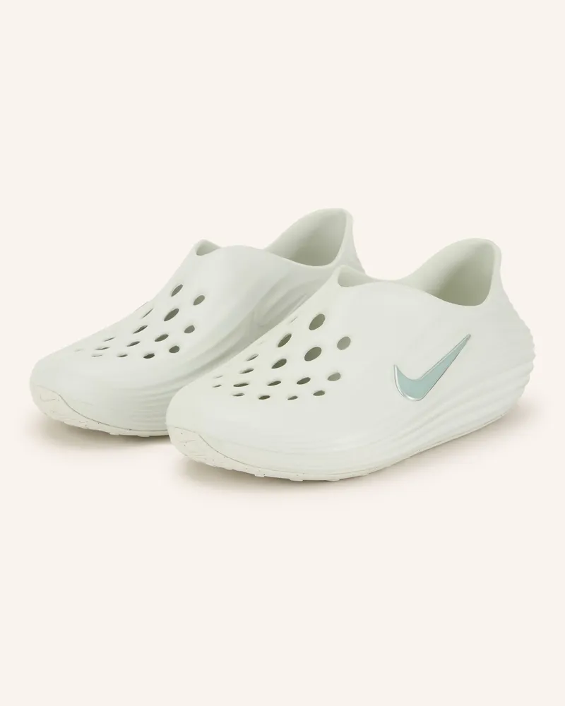Nike Slipper Reactx rejuven8 Mit Cut-Outs weiss Hellgrün