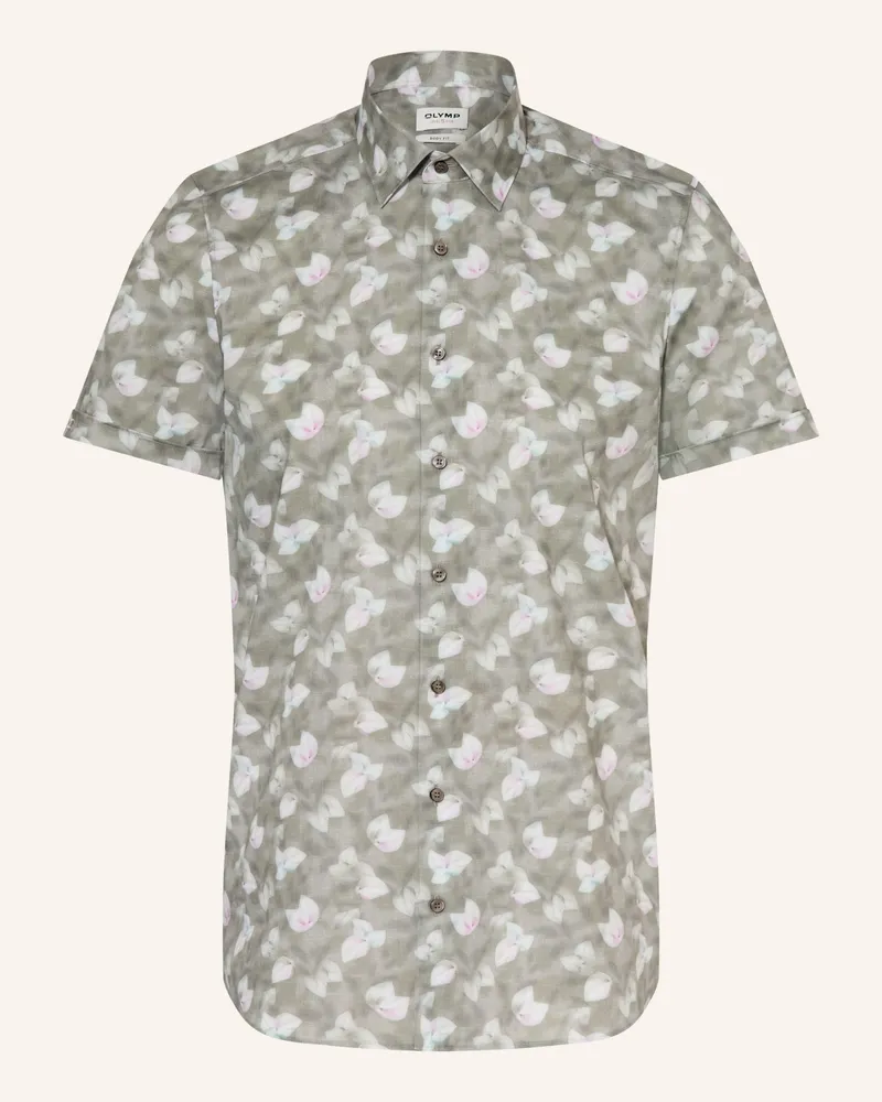 Olymp Kurzarm-Hemd Level Five Body Fit gruen Grün