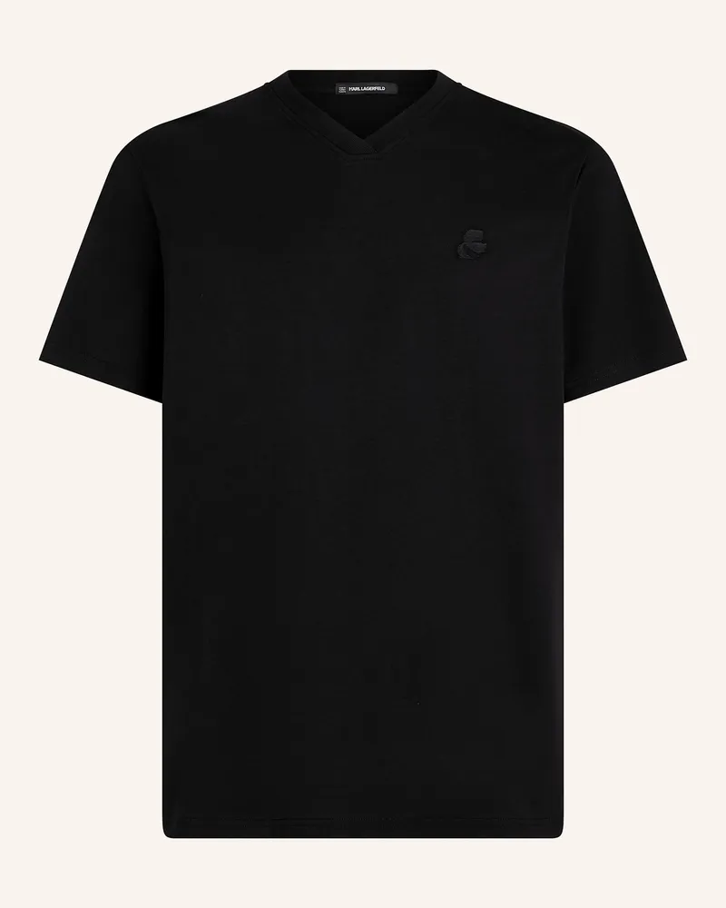Karl Lagerfeld T-Shirt schwarz Schwarz