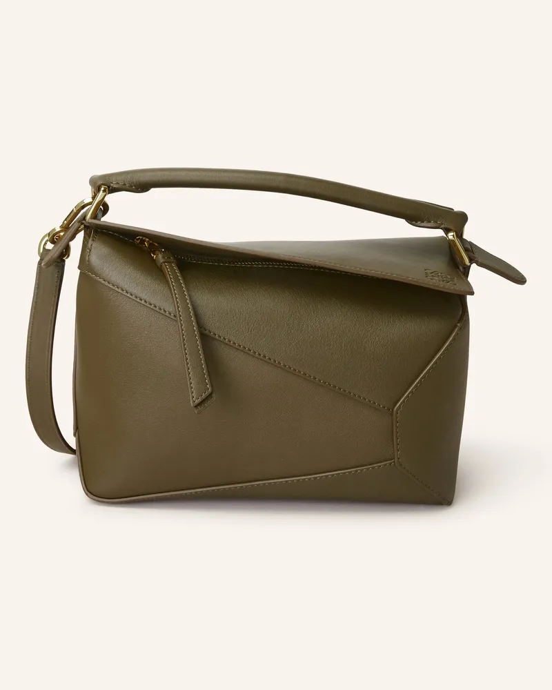 Loewe Handtasche PUZZLE SMALL Khaki