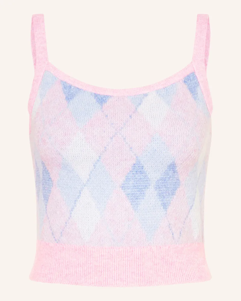 Tommy Hilfiger Cropped-Stricktop Rosa
